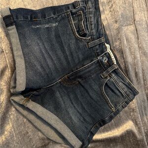 Women's Blue Denim Shorts